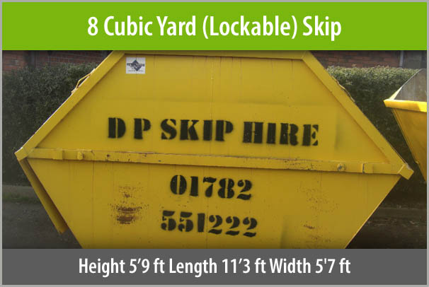 8 Cubic Yard Skip